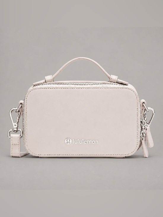 lululemon athletica Handbags - Lululemon Leather Alternative Camera
Crossbody Bag-Cashew NWT